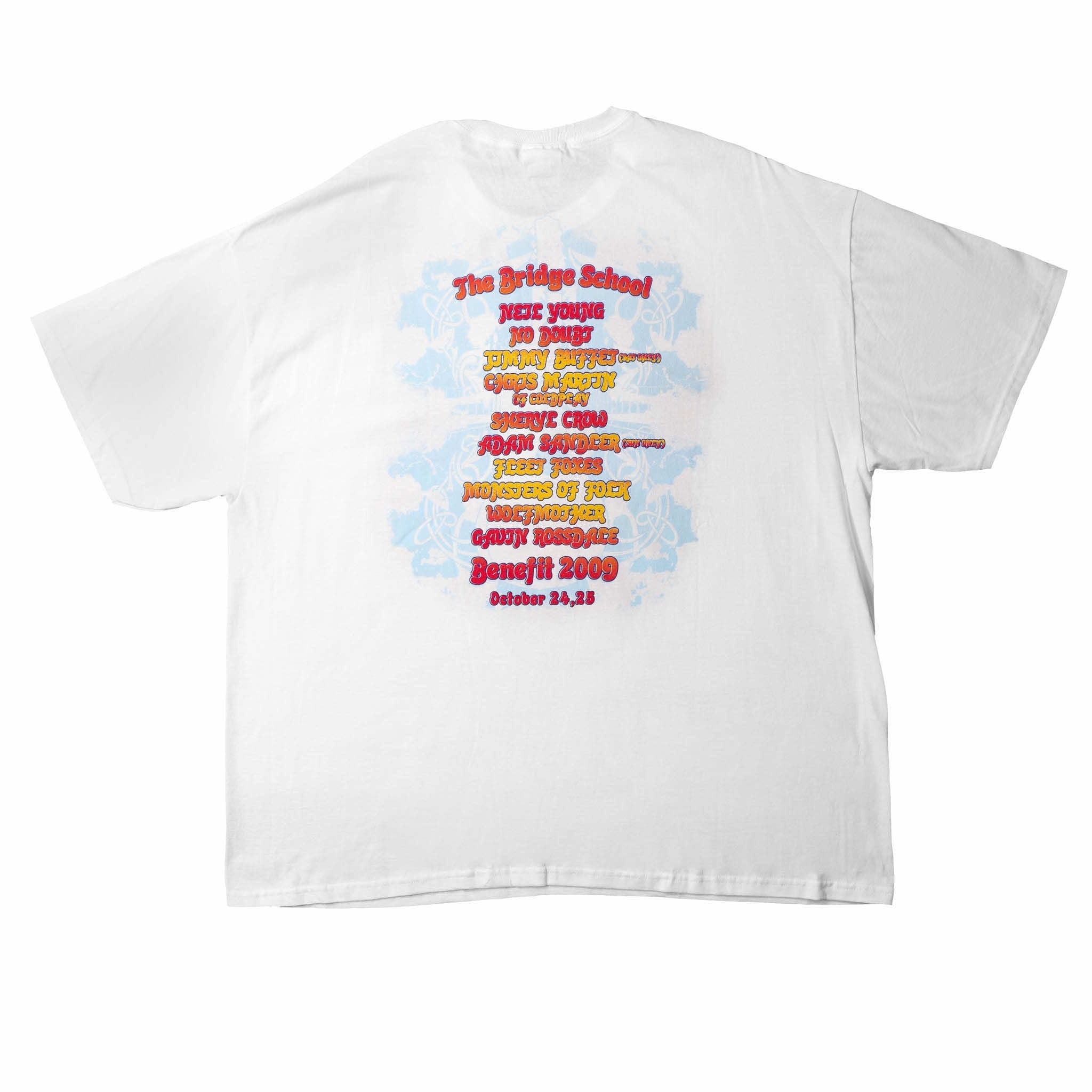 2009 - 23rd Bridge School Benefit Concert Short Sleeve Tee