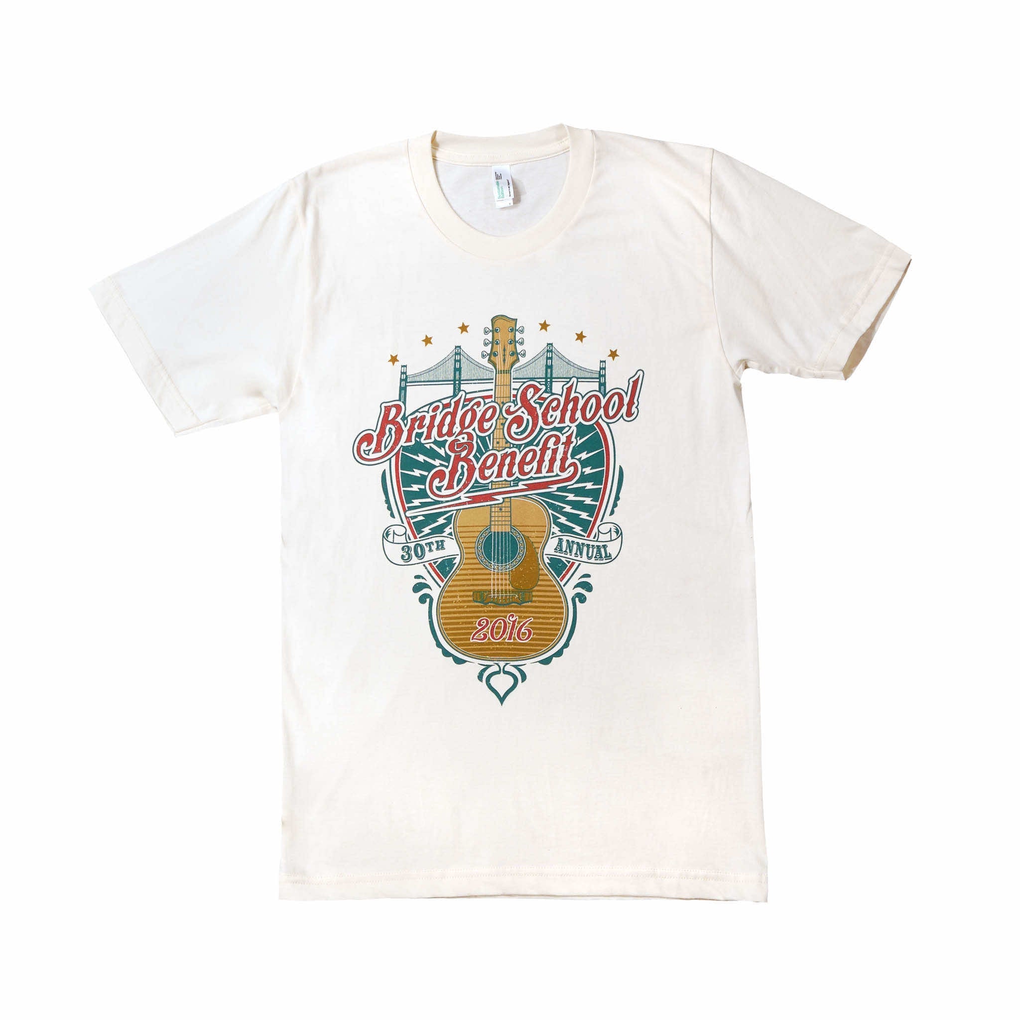 2016 - 30th Bridge School Benefit Concert Short Sleeve Tee
