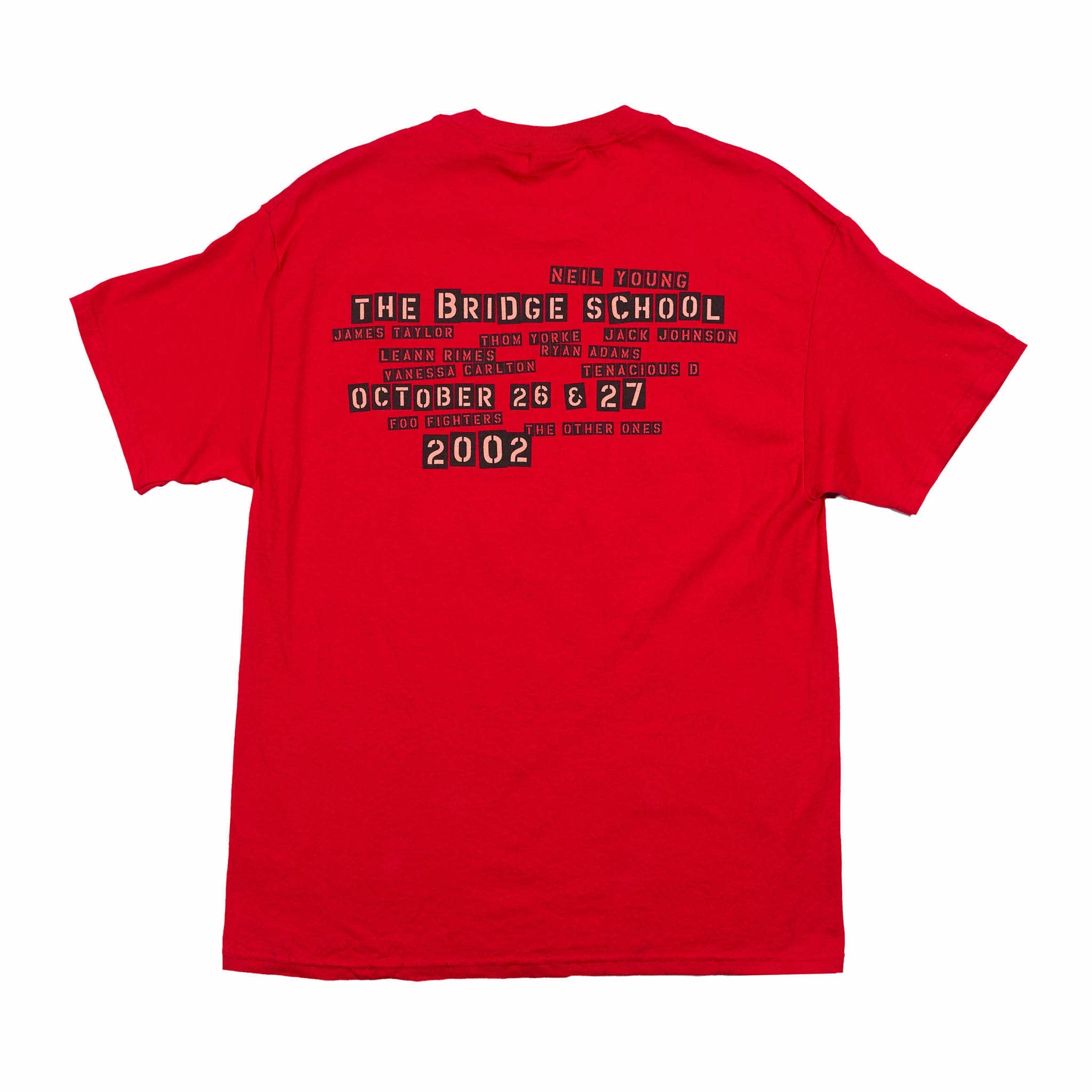 2002 - 16th Bridge School Benefit Concert Short Sleeve Tee