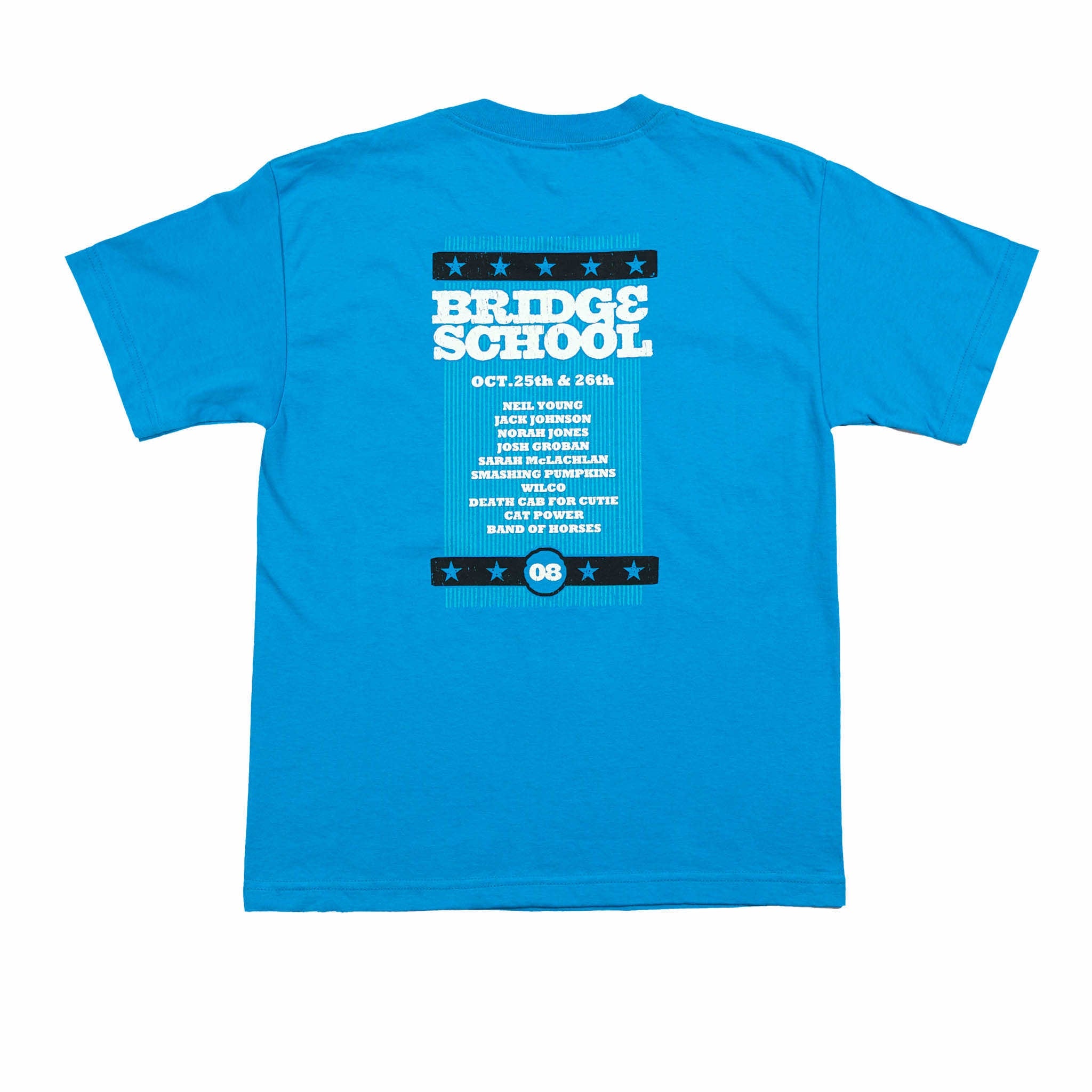 2008 - 22nd Bridge School Benefit Concert Short Sleeve Tee