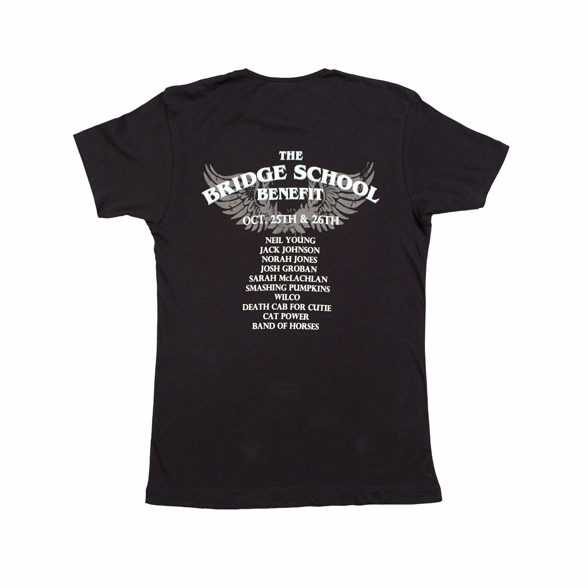 2007 - 21st Bridge School Benefit Concert Short Sleeve Tee