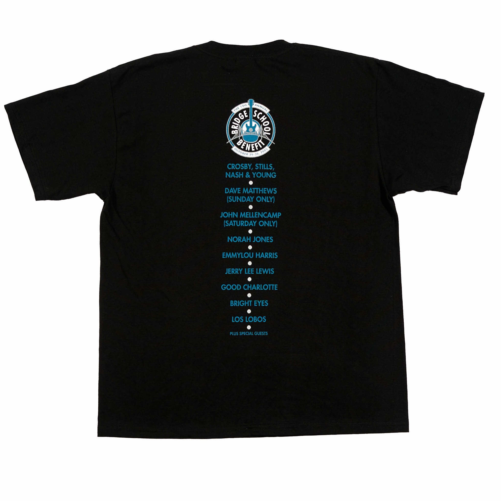 2005 - 19th Bridge School Benefit Concert Short Sleeve Tee