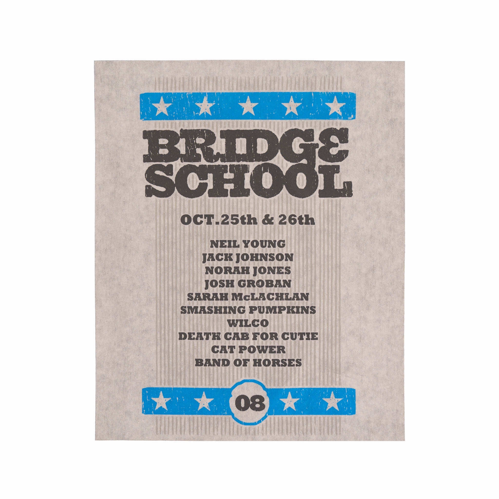 2008 - 22nd Bridge School Benefit Concert pellon