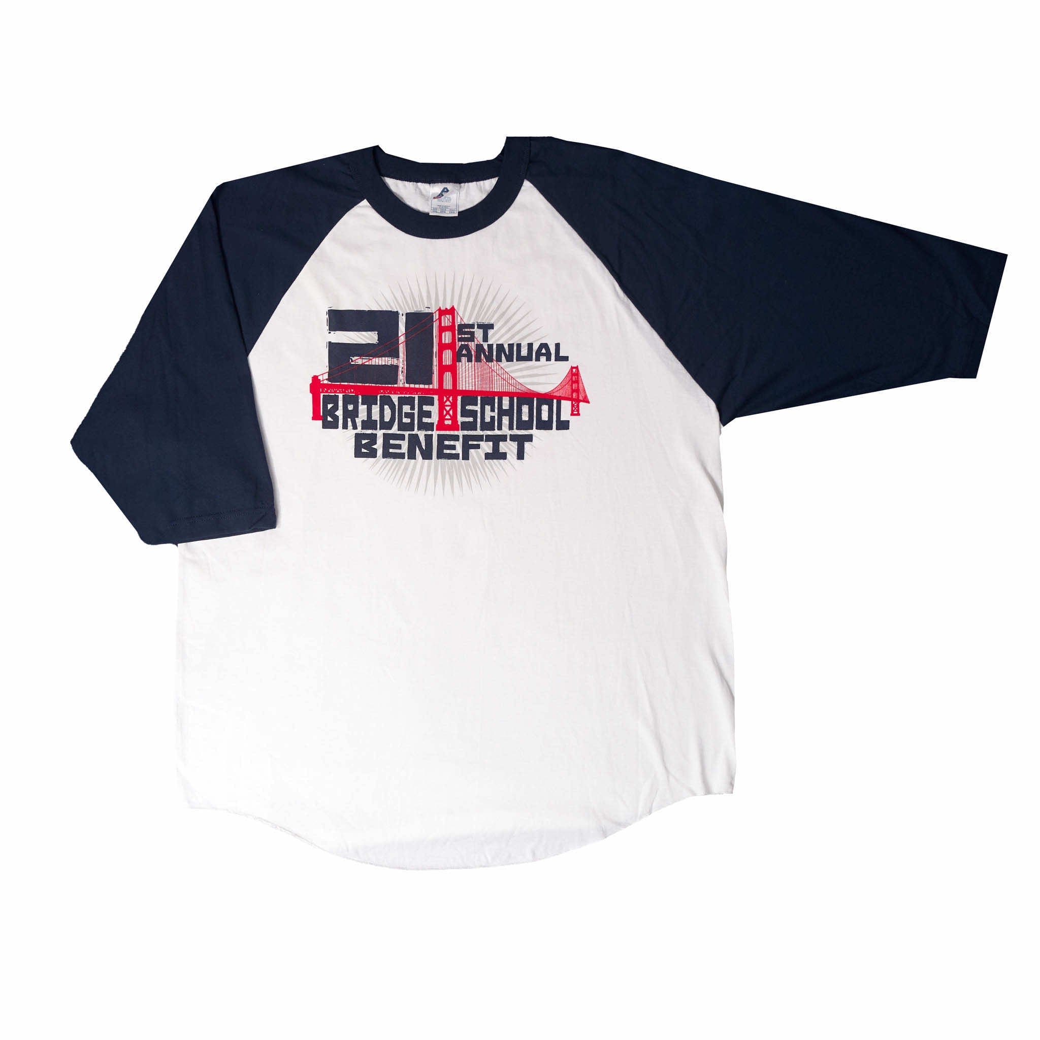 2007 - 21st Bridge School Benefit Concert Baseball Tee