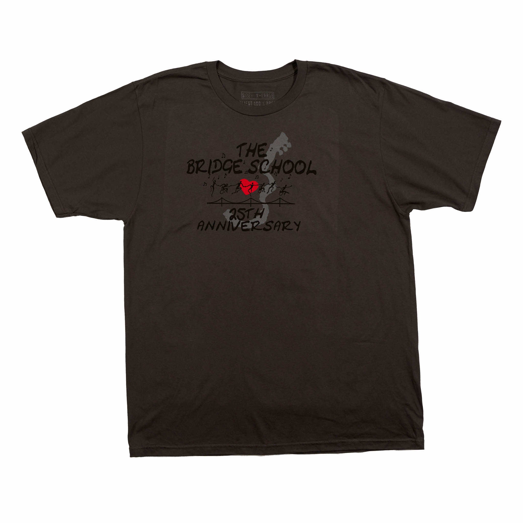 2011 - 25th Bridge School Benefit Concert Short Sleeve Tee
