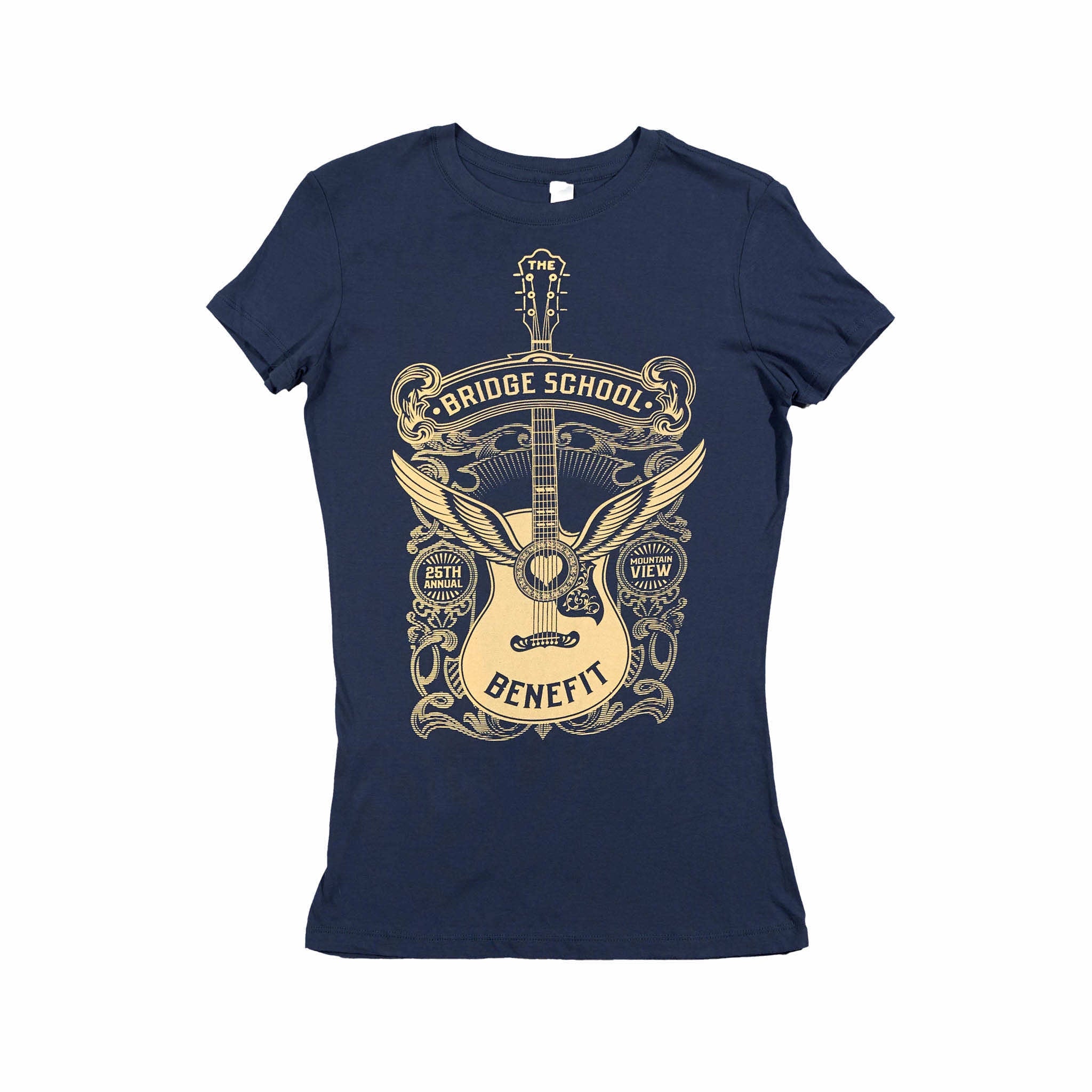 2011 - 25th Bridge School Benefit Concert Short Sleeve Women's Tee