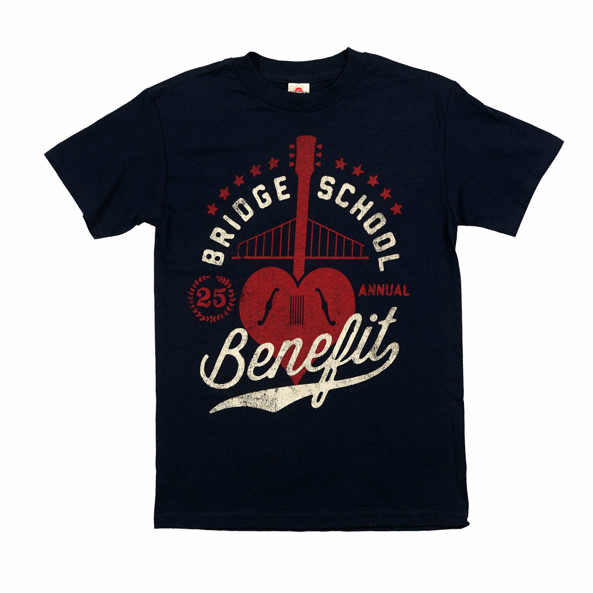 2011 - 25th Bridge School Benefit Concert Short Sleeve Tee