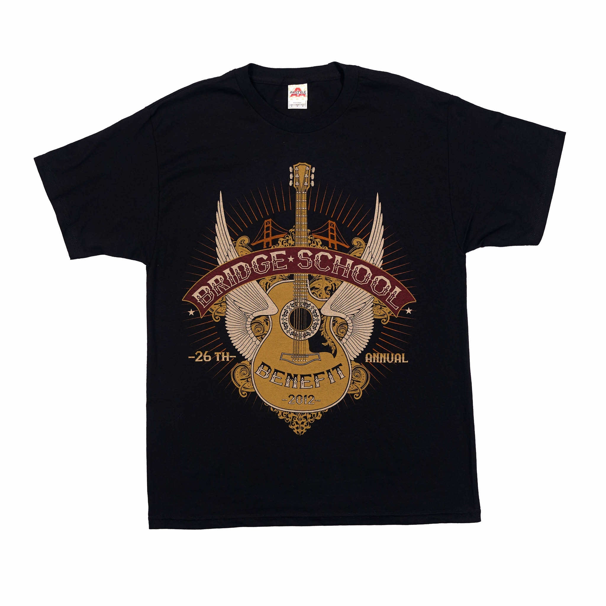 2012 - 26th Bridge School Benefit Concert Short Sleeve Tee