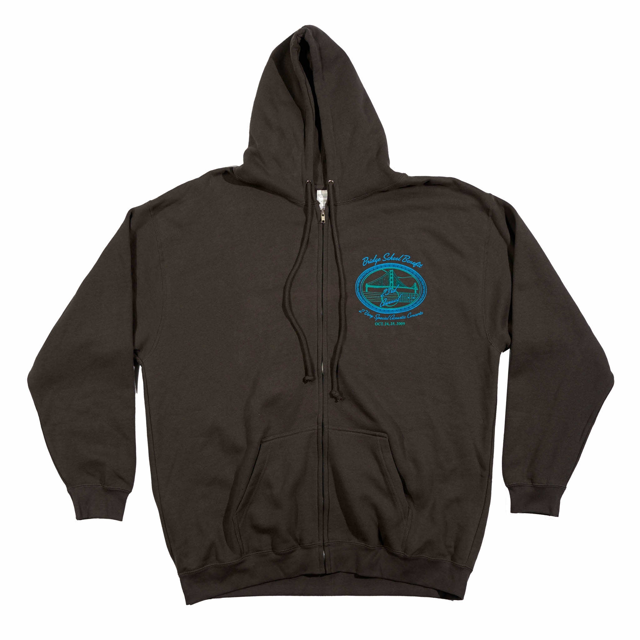 2009 - 23rd Bridge School Benefit Long Sleeve Zip Hoodie