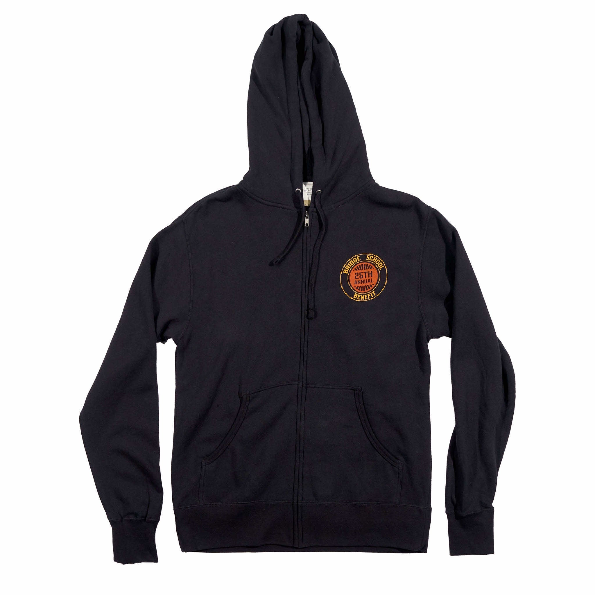 2011 - 25th Bridge School Benefit Concert Long Sleeve Zip Hoodie