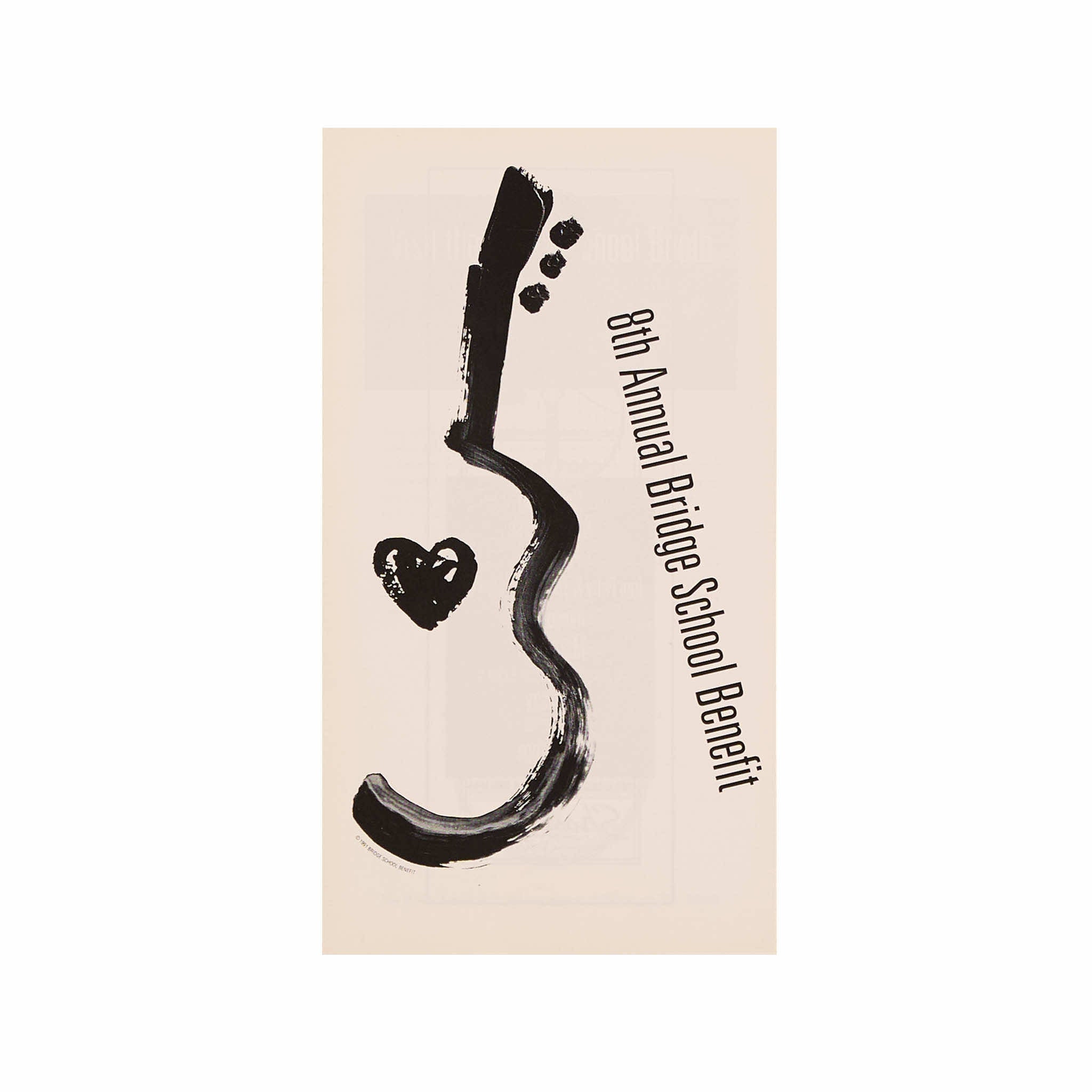 1994 - 8th Annual Bridge School Benefit concert program
