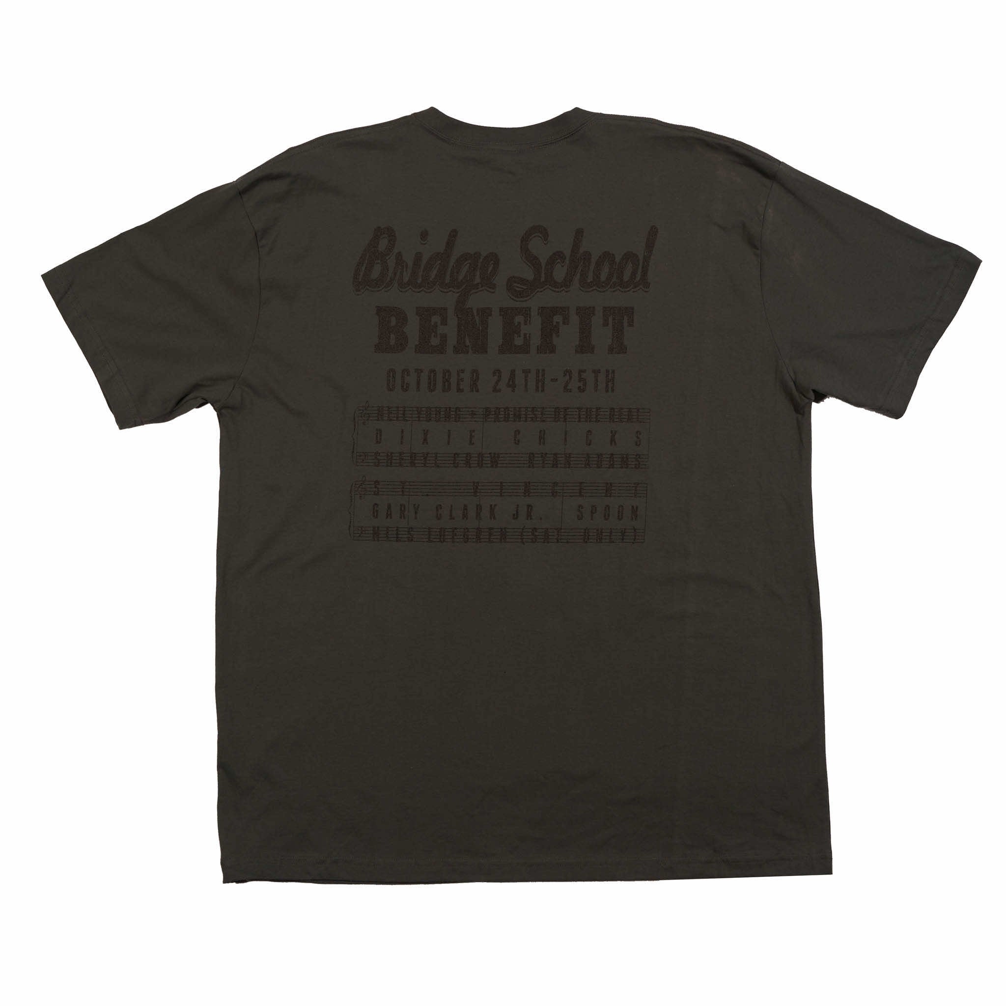 2015 - 29th Bridge School Benefit Concert Short Sleeve Tee