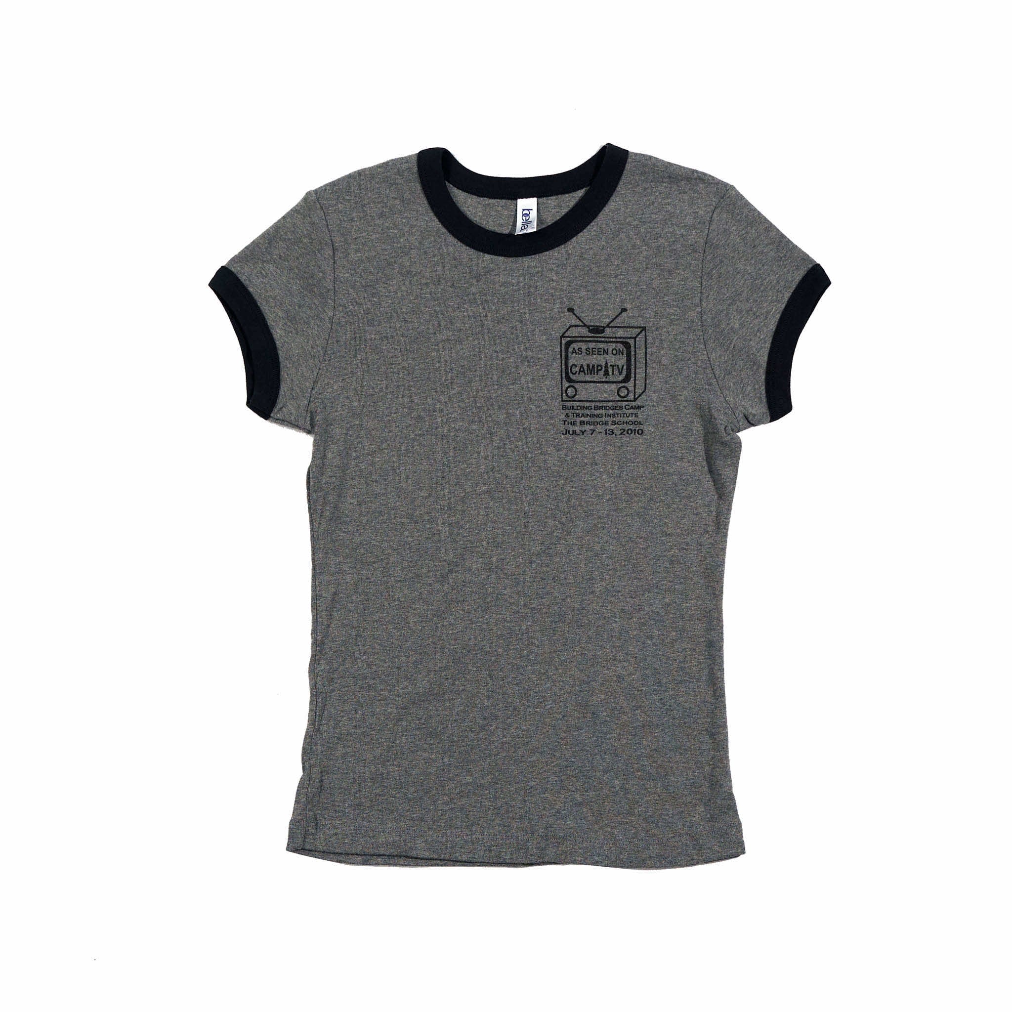 Camp Youth Girls Ringer Tee