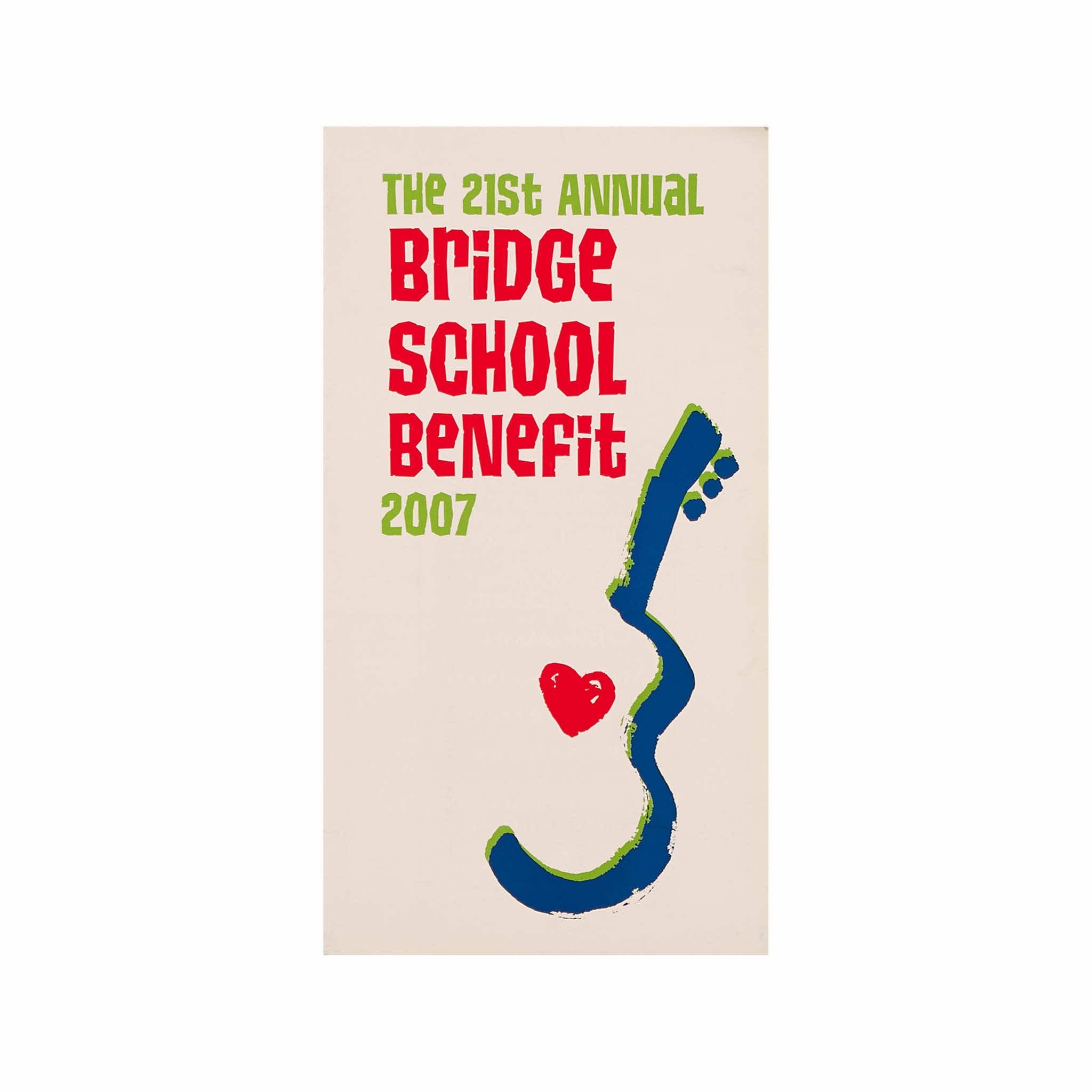 2007 - 21st Annual Bridge School Benefit concert program